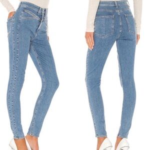 Rag & Bone Womens Jane Super High Rise Ankle Denim Skinny Jeans Montana